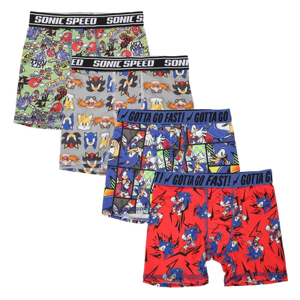 Sonic The Hedgehog Gotta Go Fast Youth Boxer Briefs (Pack of 4) – Toy Place