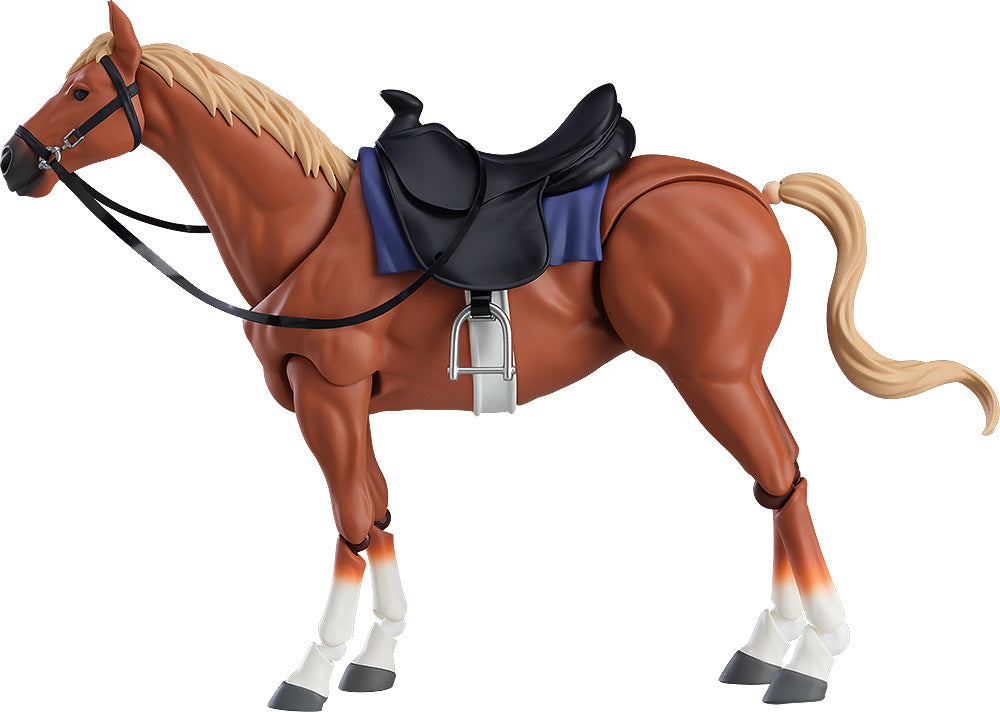 Max Factory - Figurema Action Figure Accessory Horse LT Chestnut Version 2