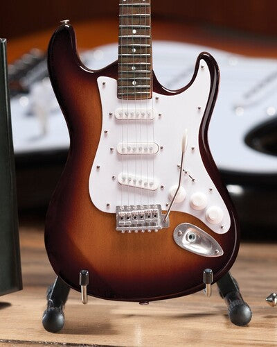 Fender Stratocaster Classic Sunburst Finish Miniature Guitar