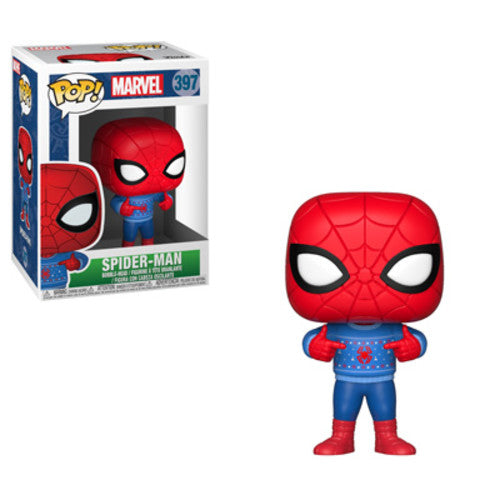 FUNKO POP! MARVEL: Holiday -  Spider-Man with Ugly Sweater