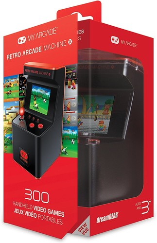 My Arcade DGUN-2593 Retro Arcade Machine X: Mini Game Arcade Cabinet -300 Games