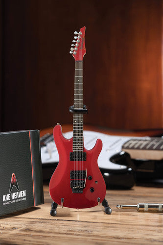 Joe Satriani Signature Candy Apple Red Mini Guitar Replica Collectible