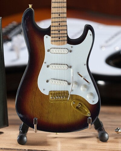 Fender Stratocaster 60th Anniversary Sunburst Mini Guitar Replica Collectible