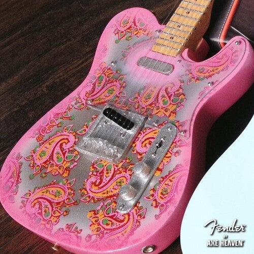 Fender Paisley Pink Telecaster Mini Guitar Replica Collectible