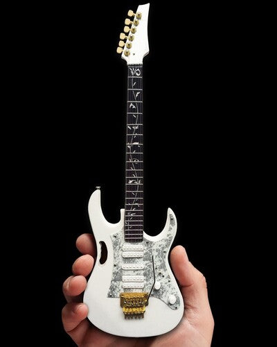 Steve Vai Signature White JEM Mini Guitar Replica Collectible
