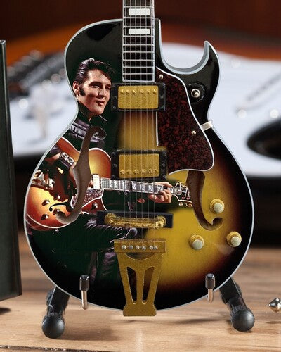 Elvis Presley 1968 Comeback Special Hollow Body Mini Guitar Replica Collectible