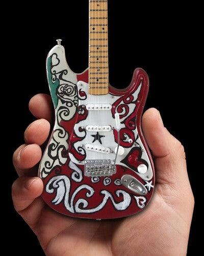 Jimi Hendrix Fender Stratocaster Saville Theatre Mini Guitar Replica Collectible