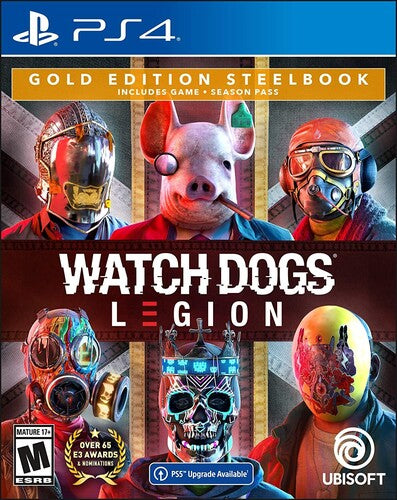 Watch Dogs Legion for PlayStation 4 Gold Steelbook Edition