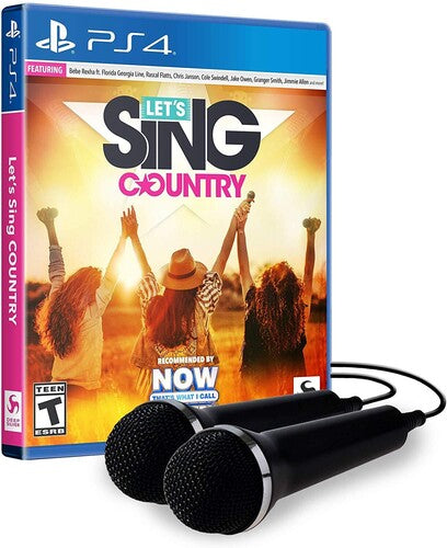 Let's Sing Country - 2 Mic Bundle for PlayStation 4