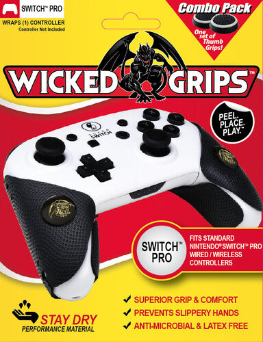 Wicked-Grips High Performance Controller Grips - Thumb Grips Combo for Nintendo Switch
