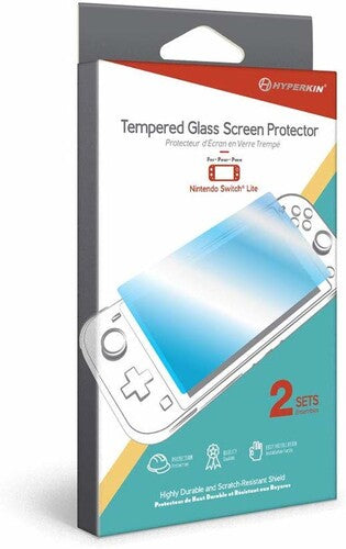 Hyperkin Tempered Glass Screen Protector for Nintendo Switch Lite(2-Sets) for Nintendo Switch
