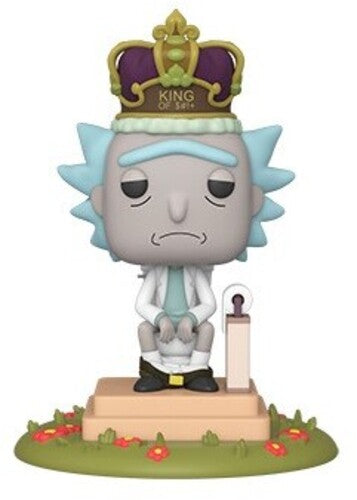 FUNKO POP! DELUXE: Rick & Morty - King of $#!+ with Sound