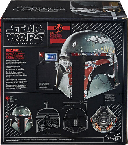 Hasbro Collectibles - Star Wars Black Series Boba Fett Premium Electronic Helmet