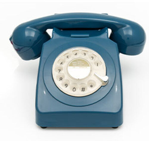 GPO Retro GPO746WIVR 746 Desktop Rotary Dial Telephone - Azure Blue