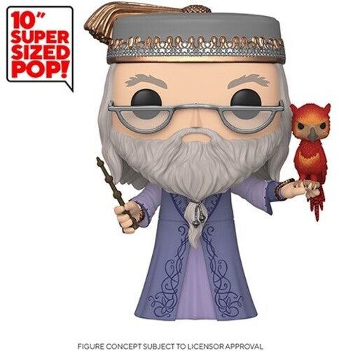 FUNKO POP! HARRY POTTER: Dumbledore with Fawkes 10"