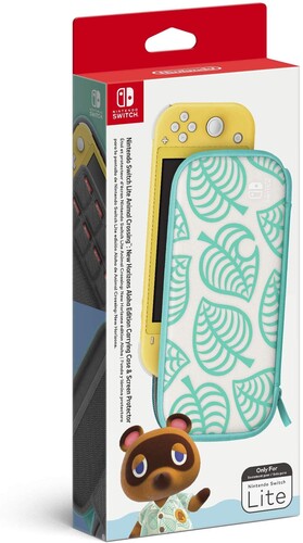 Nintendo Switch Lite Animal Crossing: New Horizons Aloha Edition Carrying Case & Screen Protector