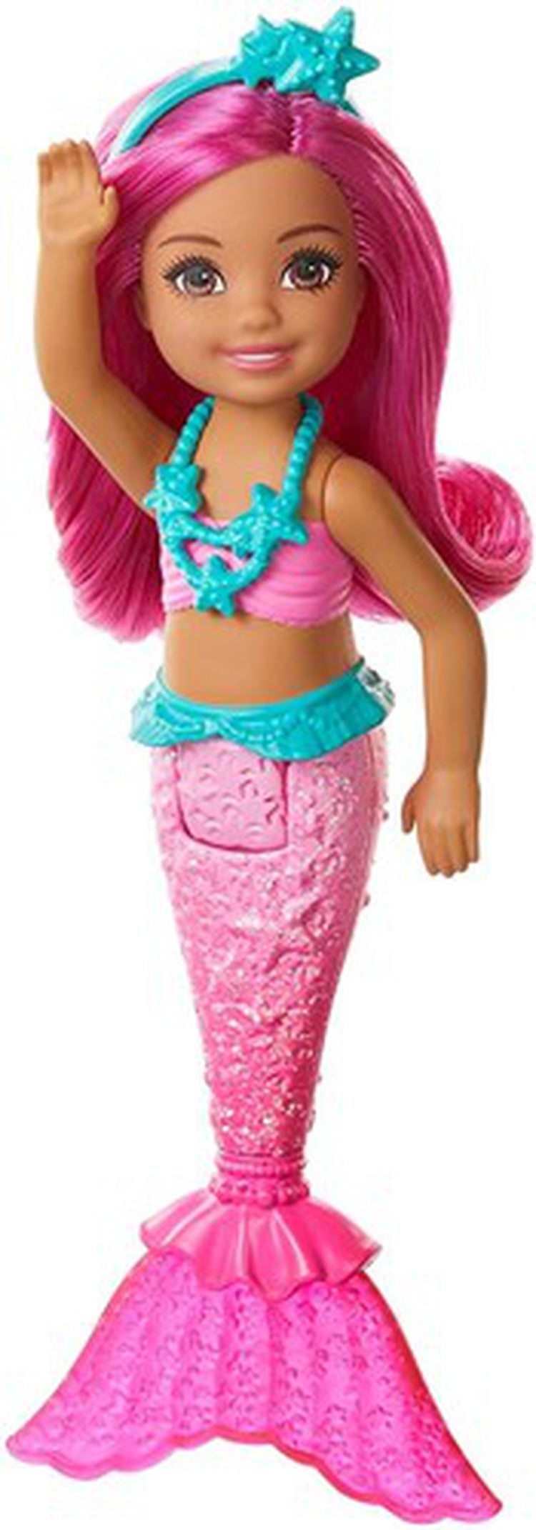 Mattel - Barbie Dreamtopia: Chelsea Mermaid Doll with Pink Hair and Tail