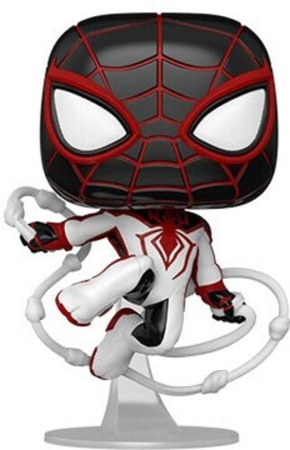 FUNKO POP! Games: Marvel's  Spider-Man Miles Morales Miles (Track Suit)