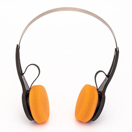GPO Retro HW-BTH Bluetooth Headset On Ear With Microphone - Black/Orange
