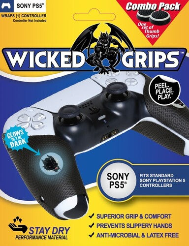 Wicked-Grips High Performance Controller Thumb Grips Combo for PlayStation 5