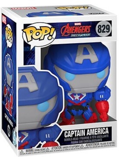 FUNKO POP! MARVEL: Marvel Mech- Cap. America