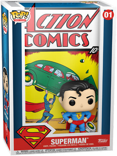FUNKO POP! VINYL COMIC COVER: DC- Superman Action Comic
