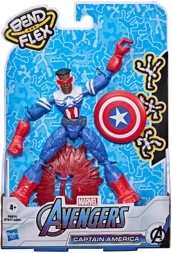 Hasbro Collectibles - Marvel Avengers Bend And Flex Captain America