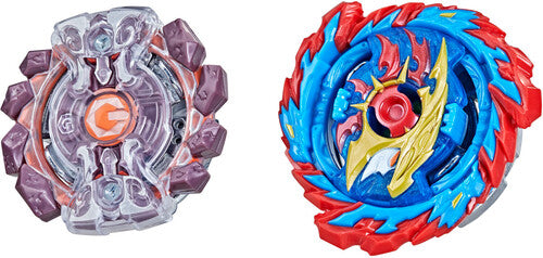 Hasbro Collectibles - Beyblade Burst Surge Speedstorm Mirage Helios H6 and Gaianon G6 Dual Pack