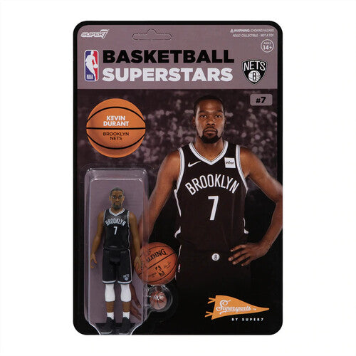 Super7 - NBA ReAction Figure - Kevin Durant (Nets)