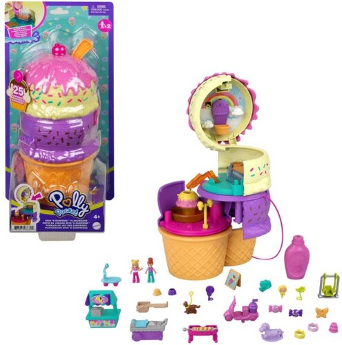 Mattel - Polly Pocket Spin and Reveal Ice Cream