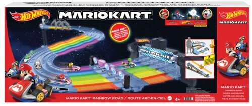 Mattel - Hot Wheels Mario Kart Rainbow Road Raceway
