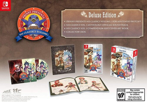 Prinny Presents NIS Classics Volume 1: Phantom Brave: The Hermuda Triangle Remastered/ Soul Nomad & the World Eaters Deluxe Edition for Nintendo Switch
