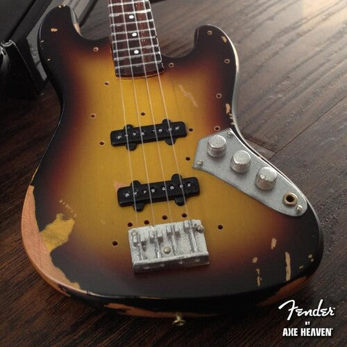 Fender Sunburst Jazz Bass Custom Shop Mini Bass Guitar Replica Collectible