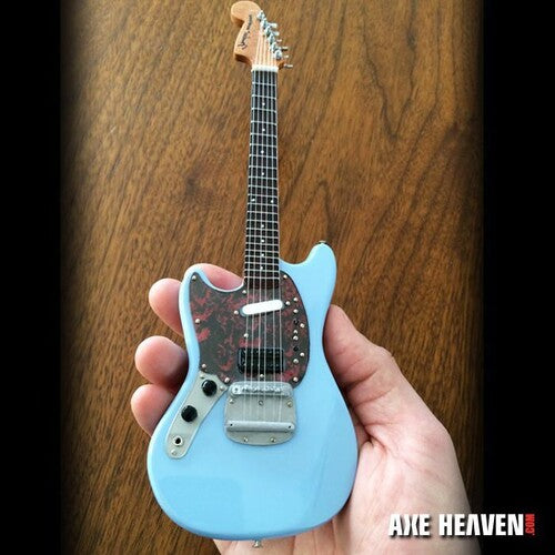 Fender Mustang Sonic Blue Mini Guitar Replica Collectible