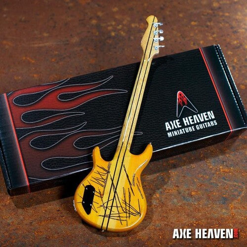 Michael Anthony Van Halen Distressed BB2000 Yamaha Mini Bass Guitar Replica Collectible