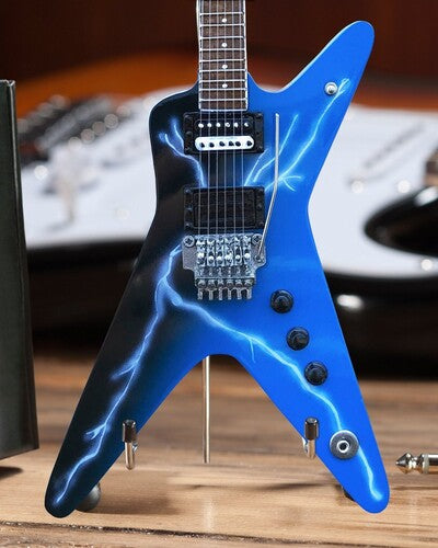 Dimebag Darrell Pantera Dean From Hell Lightning Bolt Mini Guitar Replica Collectible