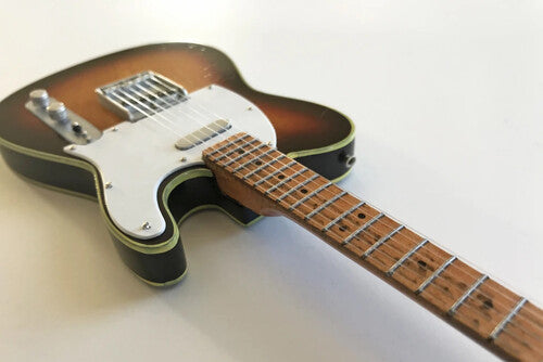 Signature Vintage Fender Telecaster Sunburst Mini Guitar Replica Collectible