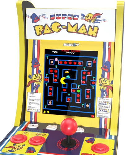 Arcade1Up Super PAC-MAN™ 1 Player Counter-cade - with Lit Marquee & Headphone Jack