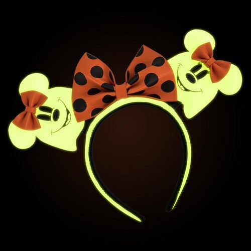 Loungefly Disney: Ghost Minnie Glow in the Dark Cosplay Headband