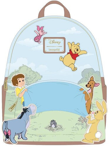 Loungefly Disney: Winnie the Pooh 95th Anniversary Celebration Toss Mini Backpack