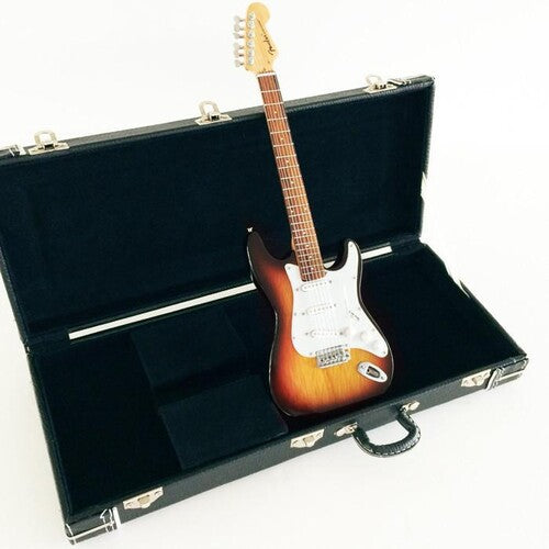 Axe Heaven Fender Mini Guitar Replica Collectible Black Guitar Case With Diecast Fender Logo