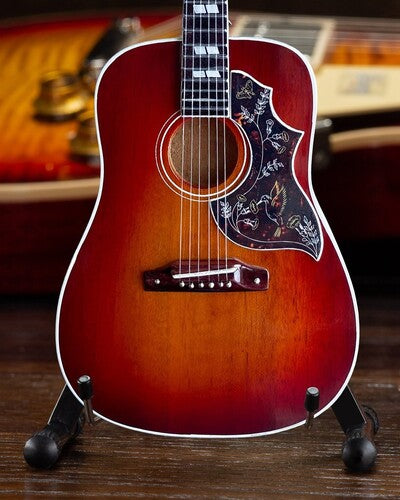 Gibson Hummingbird Vintage Cherry Sunburst Mini Acoustic Guitar Replica Collectible