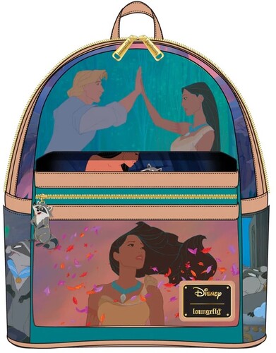 Loungefly Disney: Pocahontas Just Around the River Bend Mini Backpack