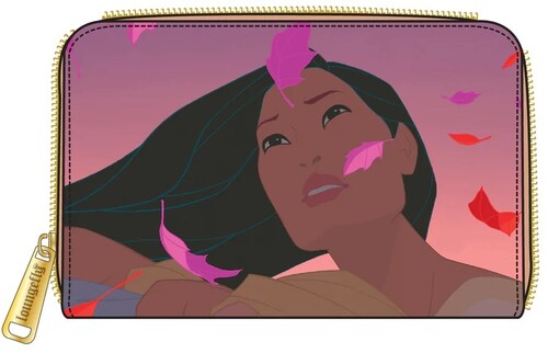 Loungefly Disney: Pocahontas Just Around the River Bend Zip Around Wallet