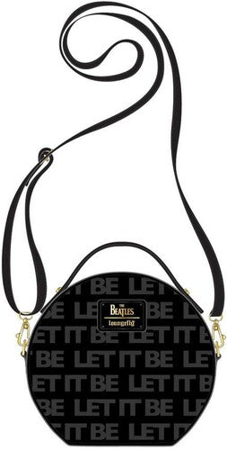 Loungefly the Beatles: Let it Be Vinyl Record Cross Body Bag