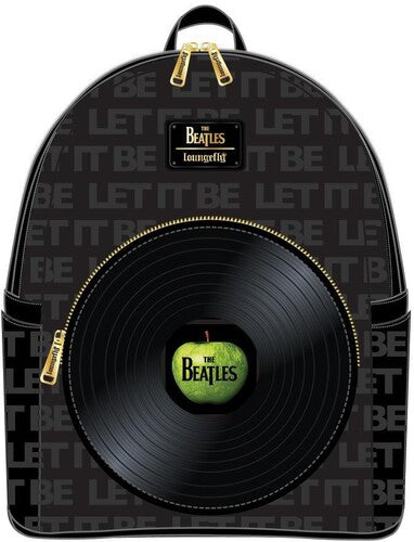 Loungefly the Beatles: Let it Be Vinyl Record Mini Backpack