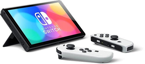 Nintendo Switch (OLED model) with White Joy-Con