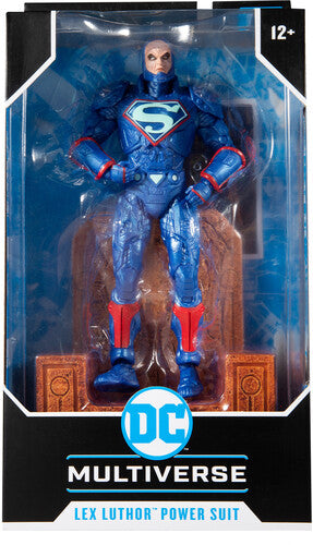 McFarlane - DC Multiverse - 7" Lex Luthor Power Suit (Blue Suit with Throne) - Justice League: The Darkseid War