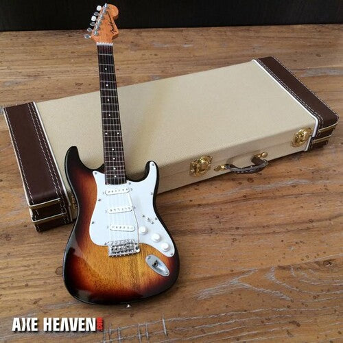 Fender 60th Anniversary Stratocaster Miniature Guitar Case W Embroidered Logo Replica Collectible