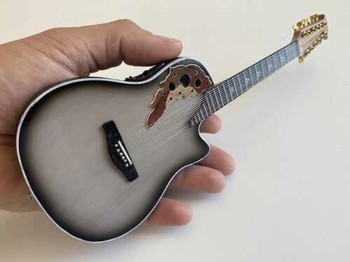 Melissa Etheridge Signature 12-String Ovation Adamas Acoustic Mini Guitar Replica Collectible
